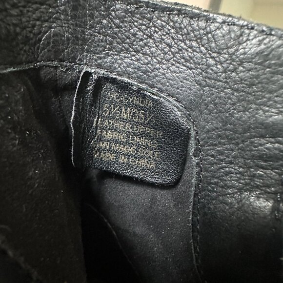 Vince Camuto Cyndia Leather Criss Cross Braided & Fringe Strap Ankle Heel Boot S - Picture 6 of 7